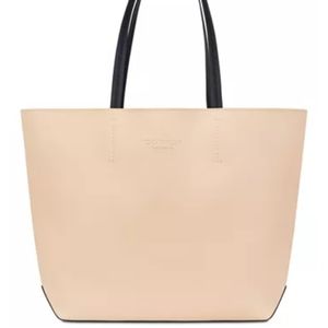 NWT Calvin Klein Cream & Black Travel Tote